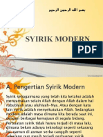 Syirik Modern