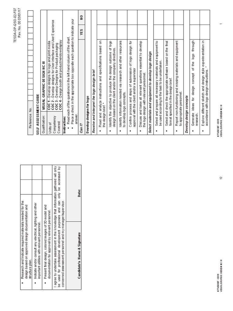 Sag Booklet Visual Graphic Design NC III | PDF | Design | Graphic Design