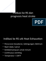 Indikasi Ke RS Dan Prognosis Heat Stroke