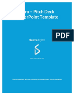 Aero - Pitch Deck Powerpoint Template: This Document Will Help You Customize The Item With Easy Step-By-Step Guide