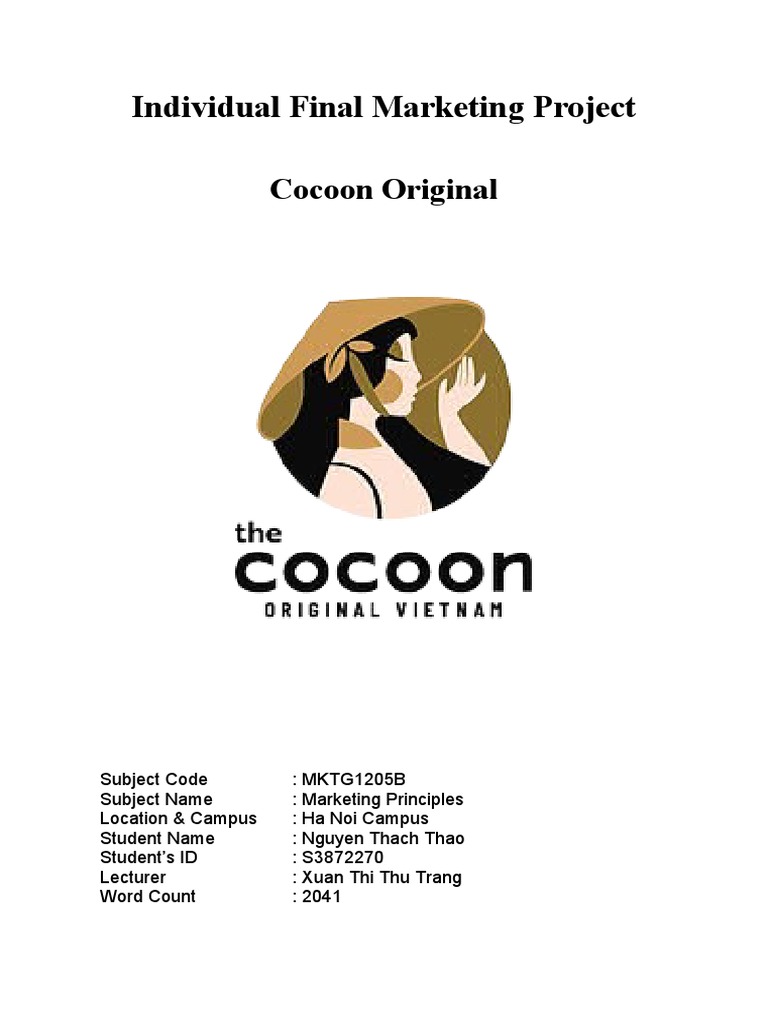 Individual Final Marketing Project: Cocoon Original | PDF | Brand |  Cosmetics