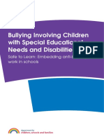 Cpsss Bullying Involving Children With Special Educational Needs and Disabilities