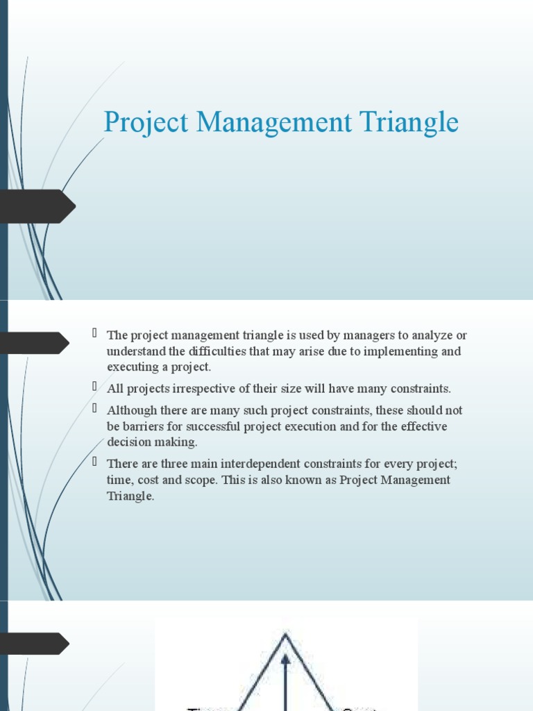 Understanding the Project Management Triangle | PDF