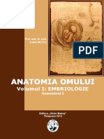 Anatomia Omului Volumul I Embriologie eBook