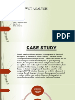 Swot Analysis: Name - Samrudhi Dhore Roll No - 61 F.Y.B.B.A (C.A)