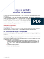 Protocole Sanitaire Commerces