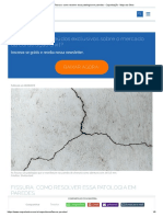 Fissura - Como Resolver Essa Patologia em Paredes - Capacitação - Mapa Da Obra