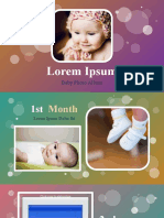 Lorem Ipsum: Baby Photo Album