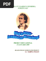 Proiect Educational Mihai Eminescu