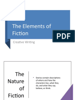 Week 7 - The Elements of Fiction