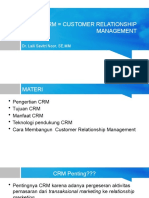 OPTIMALKAN HUBUNGAN PELANGGAN