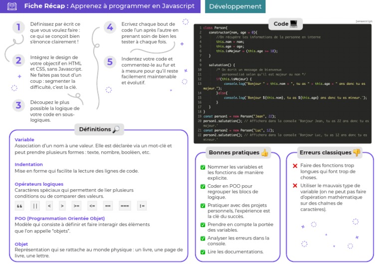 Apprenez à programmer en Javascript | PDF | JavaScript | Programmation ...