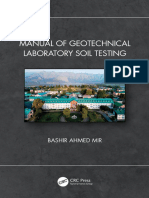 Manual of Geotechnical Laboratory Soil Testing