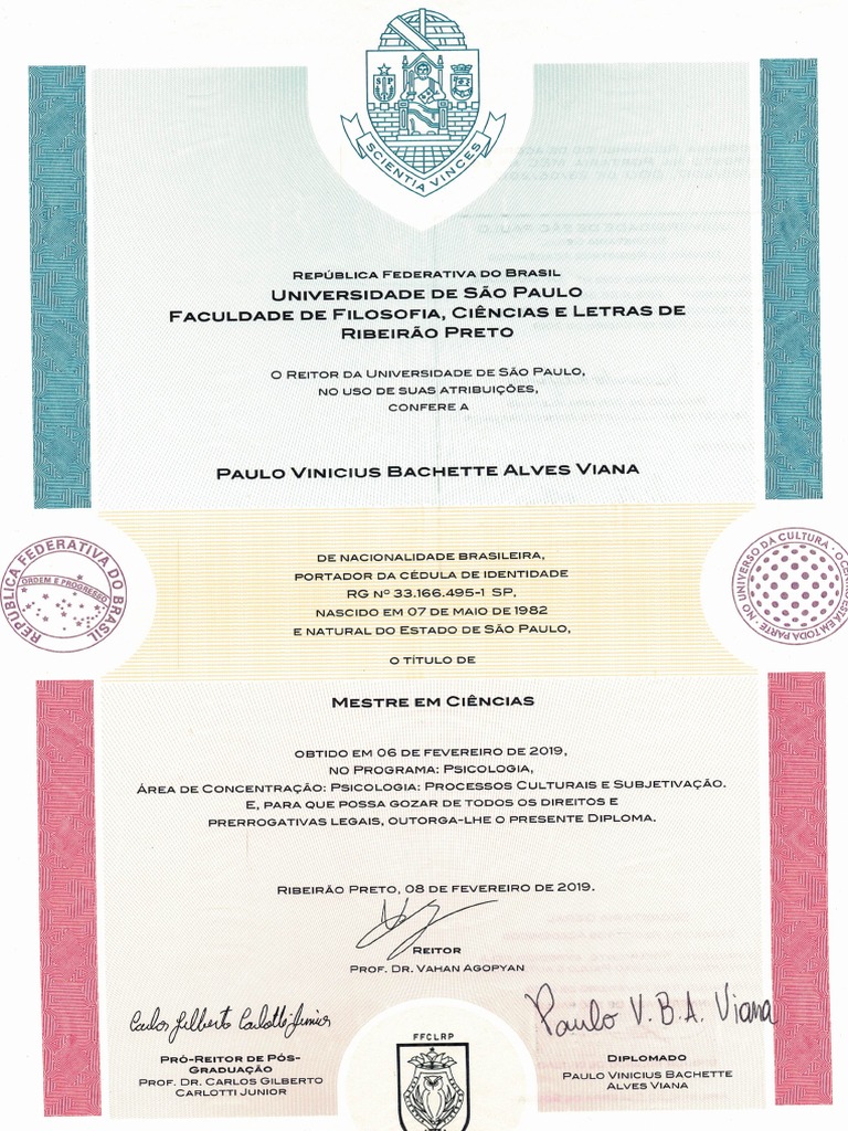 Certificado Mestrado - 000044 | PDF
