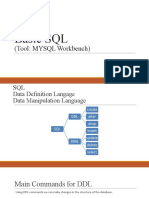 Basic SQL: (Tool: MYSQL Workbench)