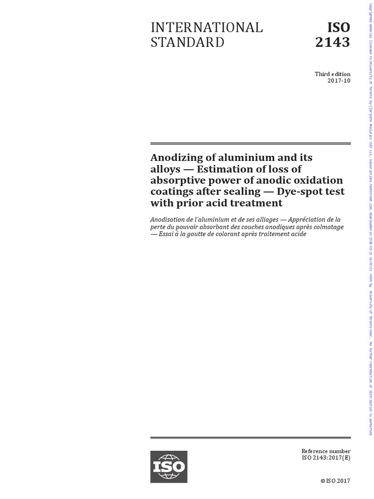 Iso 2143 2017 | PDF | International Organization For Standardization ...