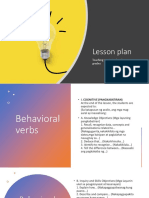 Lesson Plan Objectives Pagtuturo