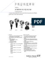 Prosonic M FMU40/41/42/43/44: Technical Information