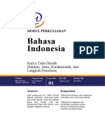 Karya Ilmiah: Hakikat, Jenis, Karakteristik, dan Langkah Penulisan