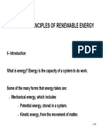Chapter 1 Principles of Renewable Energy