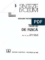 Teste de Fizica - E. V. Gugui (1980)