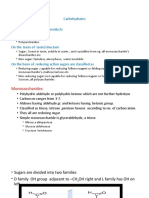 Biomolecules: Carbohydrates On The Basis of Solubility Products