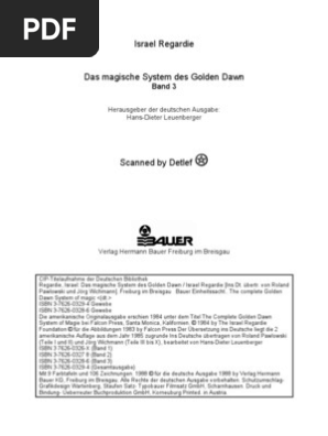 israel regardie goldendawn 3 german deutsch pdf