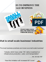 Strategies to Improve Small Scale Business