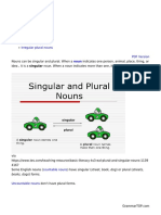 Plural Nouns Guide