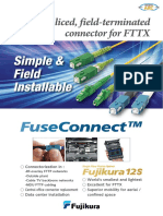 Fusion-Spliced, Field-Terminated Connector For FTTX