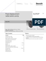 Fixed Displacement Radial Piston Pump: Replaces: 03.95