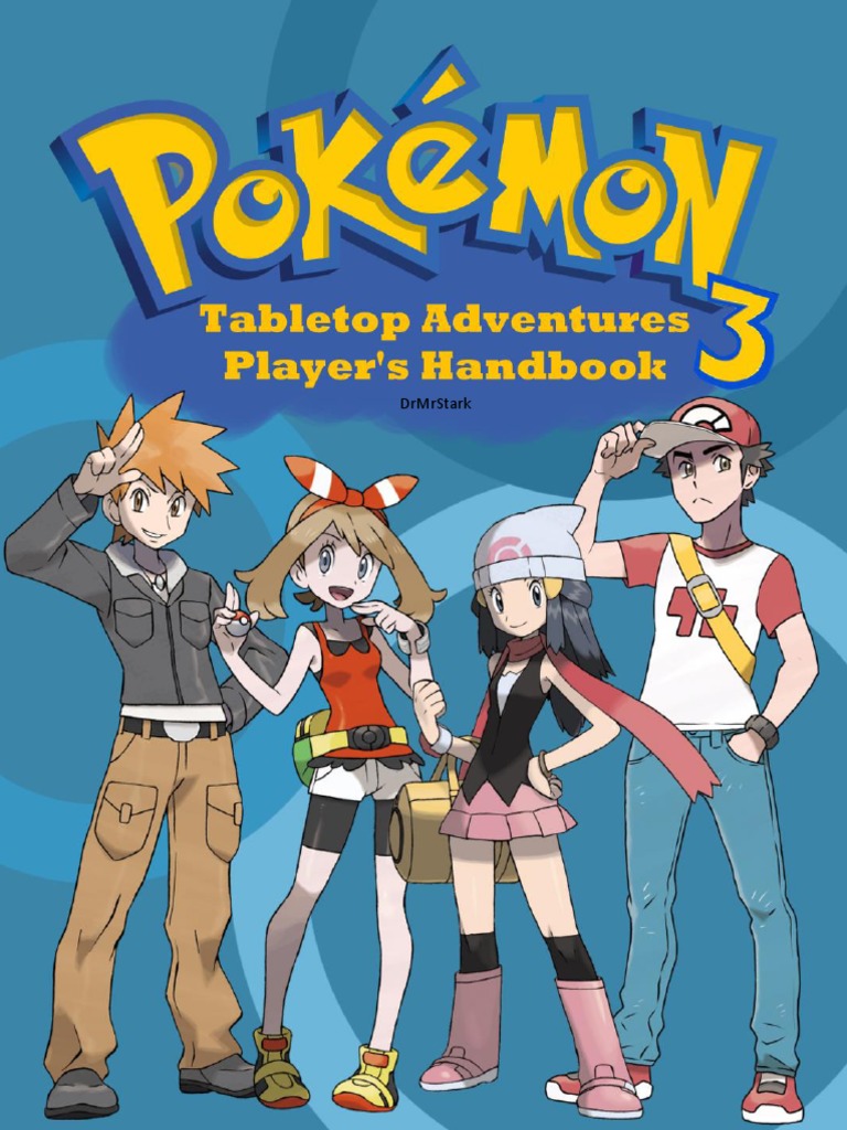 Pta 3 Players Handbook PDF Pokémon Tabletop Role Playing Game