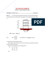 Exam Example: 2101-619 Seismic Design of Structure