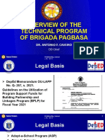 Overview of The Technical Program of Brigada Pagbasa