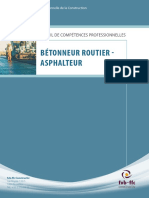 Bétonneur Routier - Asphalteur: Profil de Compétences Professionnelles