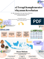 Implementasi Terapi Komplementer Dalam Pelayanan Kesehatan Salinan