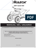 Localization Dirt Dirt-Quad-500 User-Manual Es Lat