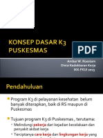 382361108 Contoh Penerapan Konsep k3 Di Puskesmas 2015 Ppt