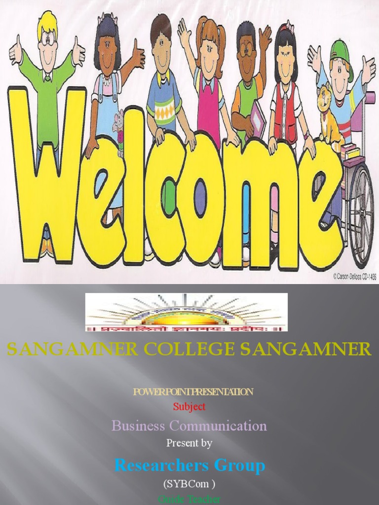 Business Communication Raj Ppt Of Bc Pdf Communication Learning