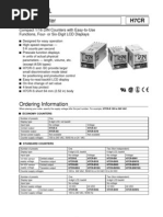 Download OMRON H7CR by Carl Mtz SN55115510 doc pdf