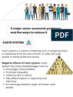 5 Major Socio-Economic Problems and The Ways To Reduce It