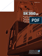 Catalogo Excavadora Hidraulica Sk350lc Kobelco Caracteristicas Beneficios Dimensiones Especificaciones Rangos Trabajo