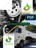 Devon Oil and Transport Profile