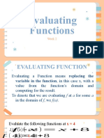 Evaluating Functions