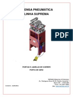 Guia completo de operações para prensa pneumática