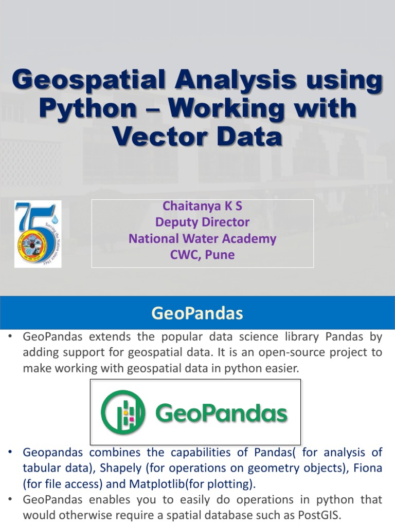 Geospatial Analysis Using Python - Working With Vector Data | PDF | Art ...