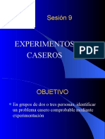 Sesion 9 Experimentos Caseros