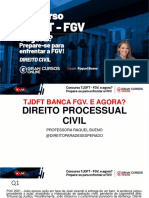 DIREITO PROCESSUAL CIVIL TJDFT FGV