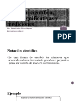 Notación Científica, Cifras Significativas y Mediciones