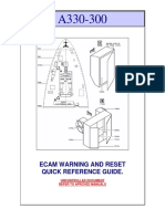 A330 ECAM Warning Reset Guide